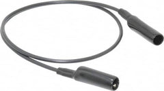 Pomona - Black Electrical Test Equipment Patch Cord - Use with Alligators Test Clips - Strong Tooling