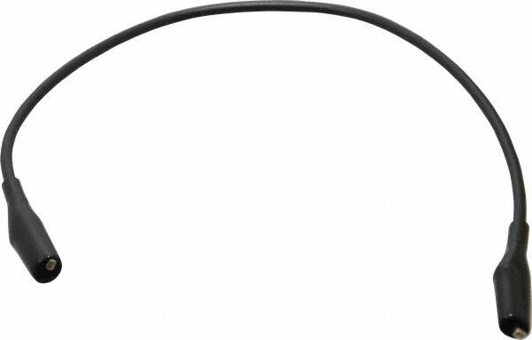 Pomona - Black Electrical Test Equipment Patch Cord - Use with Minigators, Test Clips - Strong Tooling