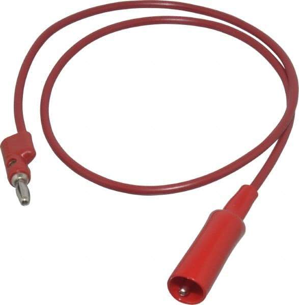 Pomona - Red Electrical Test Equipment Clip - Use with 0.300" Terminal, Banana Plugs - Strong Tooling