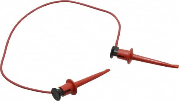 Pomona - Red Electrical Test Equipment Patch Cord - Use with Test Clips - Strong Tooling