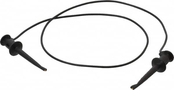 Pomona - Black Electrical Test Equipment Patch Cord - Use with Test Clips - Strong Tooling