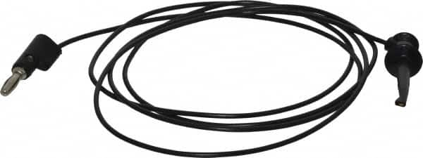 Pomona - Black Electrical Test Equipment Patch Cord - Use with Test Clips - Strong Tooling