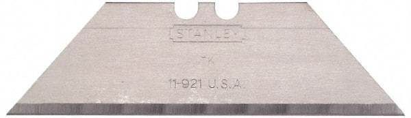 Stanley - 5 Piece Carbon Steel Utility Knife Blade - 2-7/16" OAL, 0.035" Blade Thickness - Strong Tooling