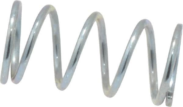 Value Collection - 0.24" OD, 0.026" Wire, 1/2" Free Length, Music Wire Compression Stock Springs Spring - 11.61 Lb Spring Rating - Strong Tooling