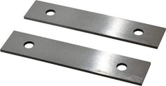 Value Collection - 6" Long x 1-1/4" High x 1/8" Thick, Tool Steel Parallel - 0.0002" Parallelism, Sold as Matched Pair - Strong Tooling