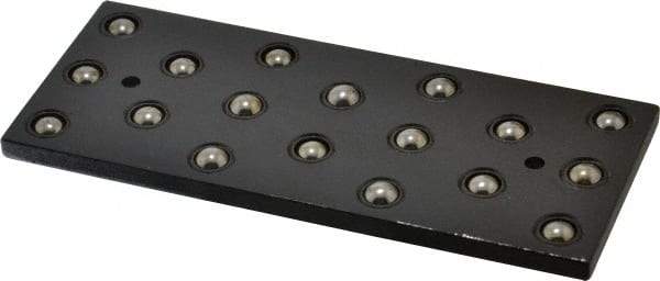 TE-CO - 6" Ball Bearing Parallels - 18 Balls, 1/4" Thick, 2-1/2" Plate Width, 3/8" Ball Diam, Black Oxide - Strong Tooling