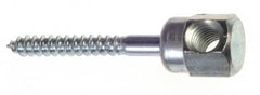 ITW Buildex - 3/8" Zinc-Plated Steel Horizontal (Cross Drilled) Mount Threaded Rod Anchor - 5/8" Diam x 2" Long, 1,725 Lb Ultimate Pullout, For Use with Wood - Strong Tooling