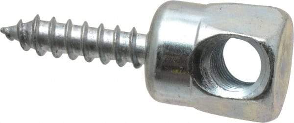 ITW Buildex - 3/8" Zinc-Plated Steel Horizontal (Cross Drilled) Mount Threaded Rod Anchor - 3/8" Diam x 1" Long, 670 Lb Ultimate Pullout, For Use with Wood - Strong Tooling