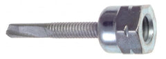 Buildex - 3/8" Zinc-Plated Steel Vertical (End Drilled) Mount Threaded Rod Anchor - 5/8" Diam x 1-1/2" Long, 3,125 Lb Ultimate Pullout, For Use with Steel - Strong Tooling