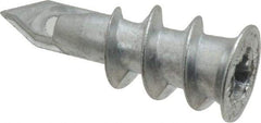 Buildex - #6 to 8 Screw, 7/16" Diam, 1-1/4" Long, 3/8 to 3/4" Thick, Self Drilling Drywall & Hollow Wall Anchor - Zinc Plated, Zinc, Grade 3, Use in Drywall - Strong Tooling