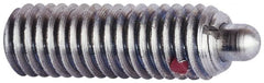 TE-CO - Threaded Spring Plungers Thread Size: 1/2-13 Thread Length (Inch): 1-1/4 - Strong Tooling