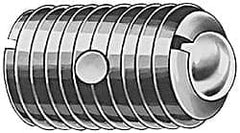 TE-CO - 6-40, 0.078" Ball Diam, 5/16" Body Length, 0.023" Max Ball Reach, Threaded Ball Plunger - Strong Tooling