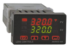 Dwyer - -350 to 4,208°F 1/32 DIN Temperature/Process Control - Dual 4-Digit LCD Display, Fuzzy Logic PID Control, 100-240 VAC/VDC - Strong Tooling