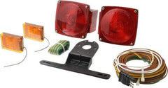 Peterson - 4-1/2" Long x 4-1/2" Wide Red Towing Lights - 12 Volt, Plastic - Strong Tooling