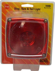 Peterson - 4-1/2" Long x 4-1/2" Wide Red Towing Lights - 12 Volt, Plastic - Strong Tooling