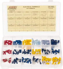 Value Collection - 175 Piece, Electrical Terminal Fastener Kit - Strong Tooling