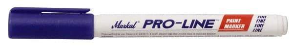 Markal - Blue Liquid Enamel-Based Paint Marker - Fine Tip, Alcohol Base Ink - Strong Tooling