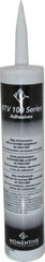 Momentive Performance Materials - 10.1 oz Tube Silver RTV Silicone Joint Sealant - 400°F Max Operating Temp, 20 min Tack Free Dry Time, 24 hr Full Cure Time, Series RTV100 - Strong Tooling