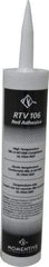 Momentive Performance Materials - 10 oz Cartridge Red RTV Silicone Joint Sealant - 500°F Max Operating Temp, 20 min Tack Free Dry Time, 24 hr Full Cure Time, Series RTV100 - Strong Tooling