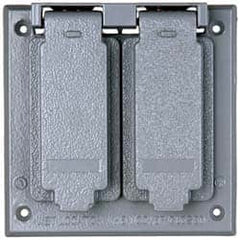 Cooper Crouse-Hinds - Electrical Outlet Box Aluminum Weatherproof Cover - Includes Gasket - Strong Tooling