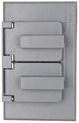 Cooper Crouse-Hinds - Electrical Outlet Box Aluminum Weatherproof Cover - Includes Gasket - Strong Tooling