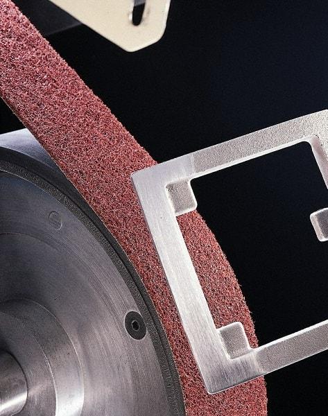 3M - 1" Wide x 42" OAL, Aluminum Oxide Abrasive Belt - Aluminum Oxide, Very Fine, Nonwoven, Series SC-BL - Strong Tooling