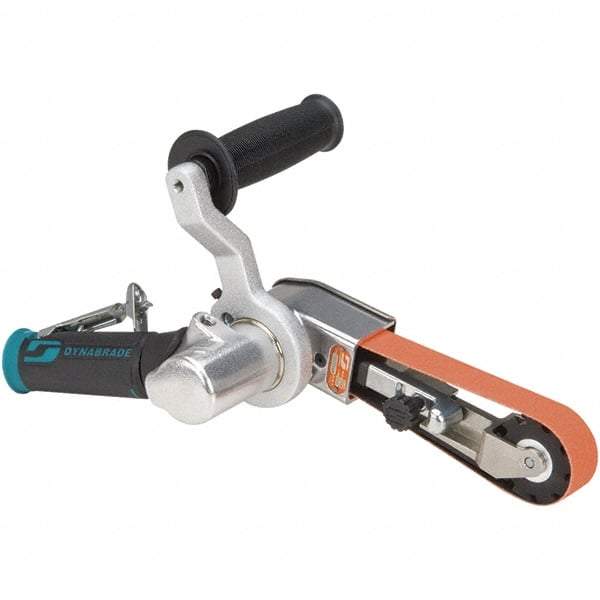 Dynabrade - 1/4 to 1 x 18 Inch, 20,000 RPM Air Belt Sander - 0.7 Hp, 1/4 NPT Inlet, 32 CFM Air Consumption, 4,550 FPM Speed - Strong Tooling