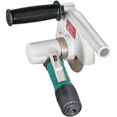 Dynabrade - 4-1/2" Wheel Diam, 20,000 RPM, Pneumatic Cutoff & Cutoff-Grinder Tool - Right Angle Handle, 1/4 NPT Inlet - Strong Tooling