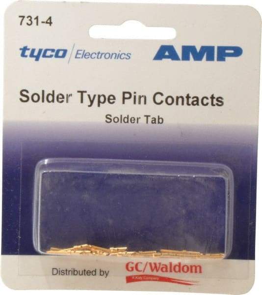 Tyco/Amp - 18 AWG Wire Modular Receptacle Plug Connector Pin Solder Cup Contact - Strong Tooling