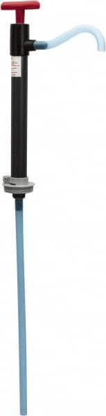 Made in USA - 9/16" Outlet, PVC Hand Operated Transfer Pump - 5 oz per Stroke, For Sanitary - Strong Tooling