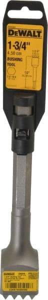 DeWALT - 1-3/4" Head Width, 10" OAL, 1" Shank Diam, Bushing Tool Chisel - Hex Shank, Steel - Strong Tooling