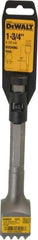 DeWALT - 1-3/4" Head Width, 10" OAL, 1" Shank Diam, Bushing Tool Chisel - Hex Shank, Steel - Strong Tooling