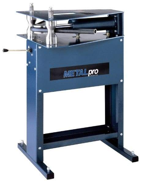 Metalpro - 1/4 to 2 Inch (Schedule 80) Pipe Capacity, Hydraulic Power Pipe Bender - 27 Inch Wide x 26 Inch Overall Depth x 43 Inch Overall Height, 2 Inch Square Tube Capacity, 110 Voltage - Strong Tooling