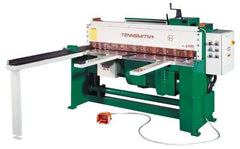 Tennsmith - 73 Inch Long Blade, Electric Power Floor Shear - 92 Inch Wide x 27 Inch Deep x 56 Inch High, 0.0787 Inch Stainless Steel Capacity, 0.1378 Inch Mild Steel Capacity, 30 Inch Back Gauge Range - Strong Tooling