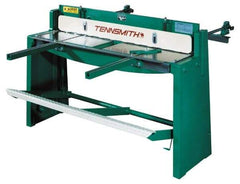 Tennsmith - 52-1/4 Inch Long Blade, Manual Power Floor Shear - 61 Inch Wide x 36 Inch Deep x 42 Inch High, 0.0394 Inch Stainless Steel Capacity, 0.0630 Inch Mild Steel Capacity, 30 Inch Back Gauge Range - Strong Tooling