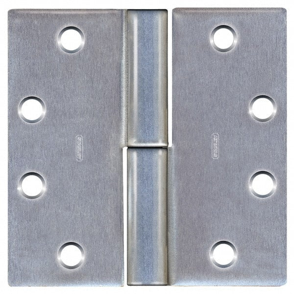 Stanley - 4-1/2" Long x 4-1/2" Wide 304 Stainless Steel Full Mortise Commercial Hinge - Strong Tooling