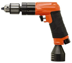 Dotco - 1/2" Keyed Chuck - Pistol Grip Handle, 3,200 RPM, 1.4 hp, 90 psi - Strong Tooling