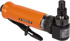 Dotco - 1/4" Collet, Angle Handle, Air Angle Die Grinder - 20,000 RPM, Rear Exhaust, 23 CFM, 0.4 hp, 90 psi, 1/4" Inlet - Strong Tooling