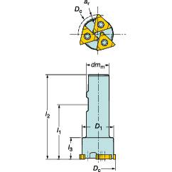 A328-044B19-13M Grooving Cutter - Strong Tooling