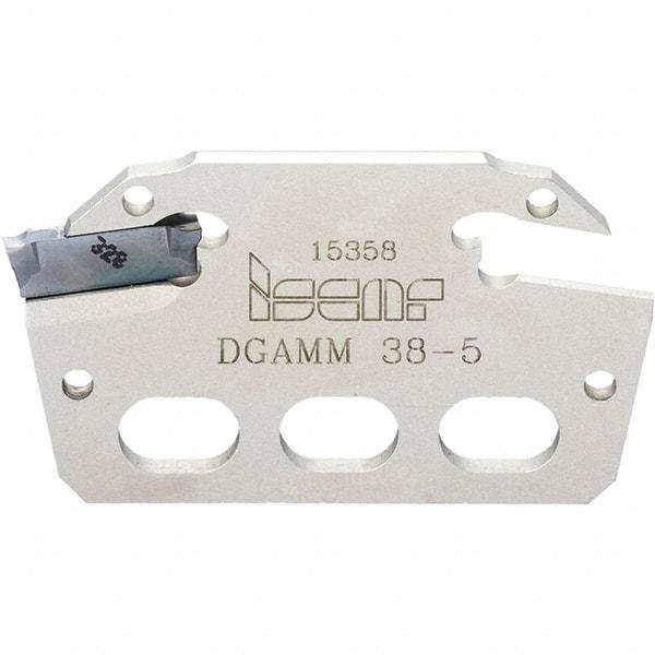 Iscar - Right Hand, 0.098 Inch Insert Width, Indexable Cutoff and Grooving Support Blade - DGAMM38-2 BLADE - Strong Tooling