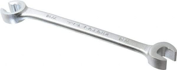 Proto - 7/16 x 7/16", Satin Finish, Combination Flare Nut Wrench - 12 Points, 6-1/32" OAL, Steel, Double End Head - Strong Tooling