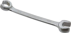 Proto - 9/16 x 9/16", Satin Finish, Combination Flare Nut Wrench - 12 Points, 6-15/16" OAL, Steel, Double End Head - Strong Tooling