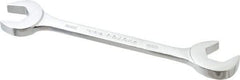 Proto - 18mm Standard Open End Wrench - 6-47/64" OAL, Double End, Chrome Finish, 15° & 60° Head Angle - Strong Tooling