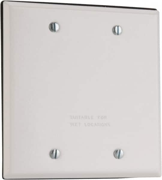 Cooper Crouse-Hinds - Electrical Outlet Box Aluminum Weatherproof Cover - Includes Gasket - Strong Tooling