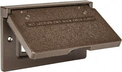 Cooper Crouse-Hinds - Electrical Outlet Box Aluminum Weatherproof Cover - Includes Gasket - Strong Tooling