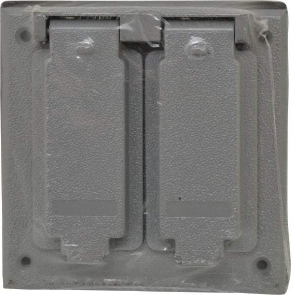 Cooper Crouse-Hinds - Electrical Outlet Box Aluminum Weatherproof Cover - Includes Gasket - Strong Tooling