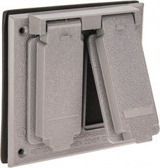 Cooper Crouse-Hinds - Electrical Outlet Box Aluminum Weatherproof Cover - Includes Gasket - Strong Tooling