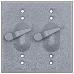 Cooper Crouse-Hinds - Electrical Outlet Box Aluminum Weatherproof Cover - Includes Gasket - Strong Tooling