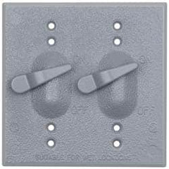 Cooper Crouse-Hinds - Electrical Outlet Box Aluminum Weatherproof Cover - Includes Gasket - Strong Tooling