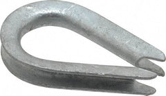 Value Collection - 1/8" Wire Rope Thimble Clip - Steel, Galvanized - Strong Tooling